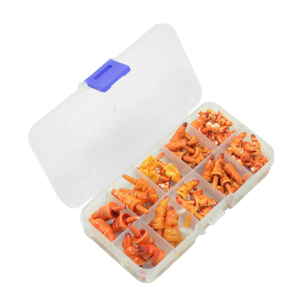 70 Pieces Snowman Noses Mini Toys Making Materials C4801