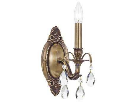 Spectra Crystal Pewter Sconce H871