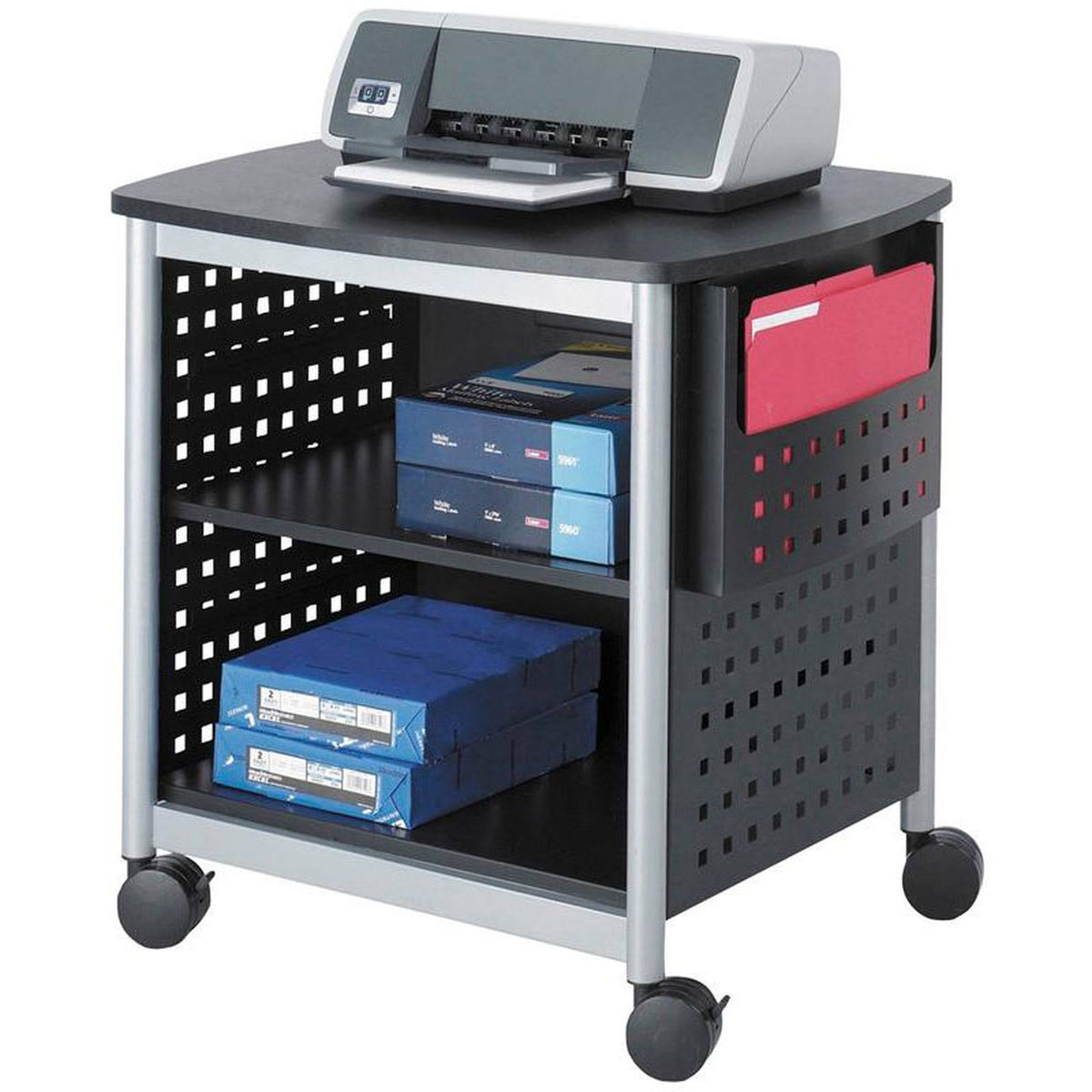 Black Printer Stand F718