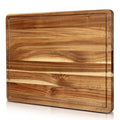 XL Acacia Wood Cutting Board with Juice Groove J5761