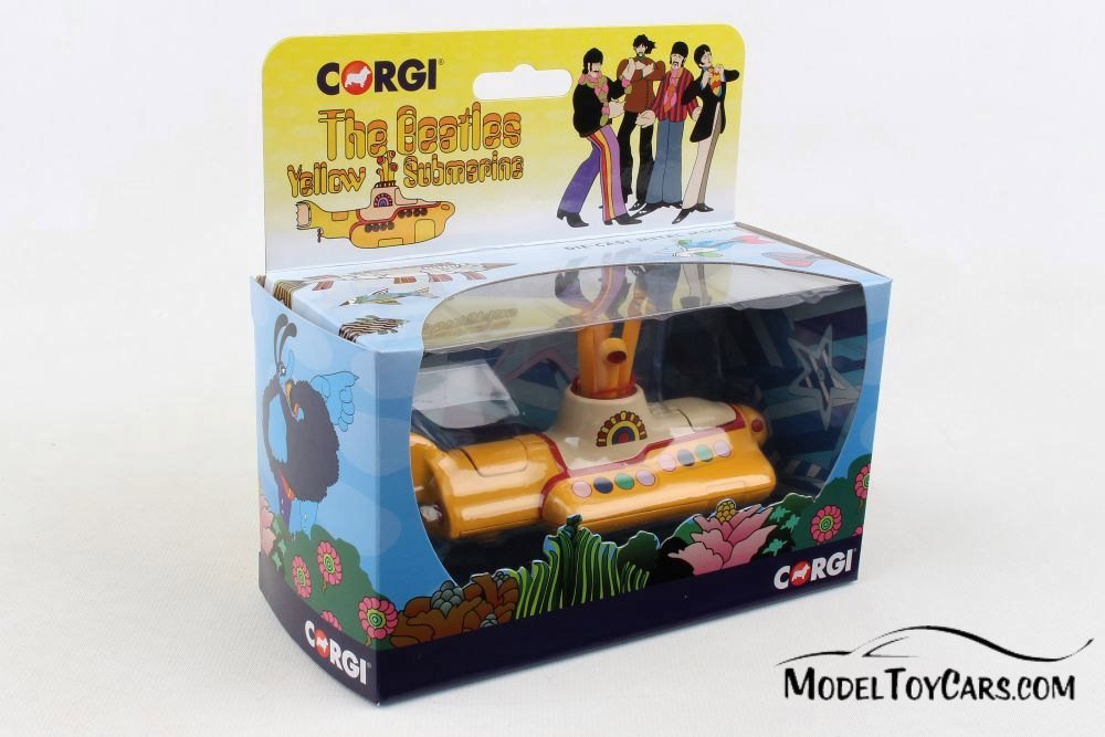 Yellow Submarine Diecast Model Toy Car G707