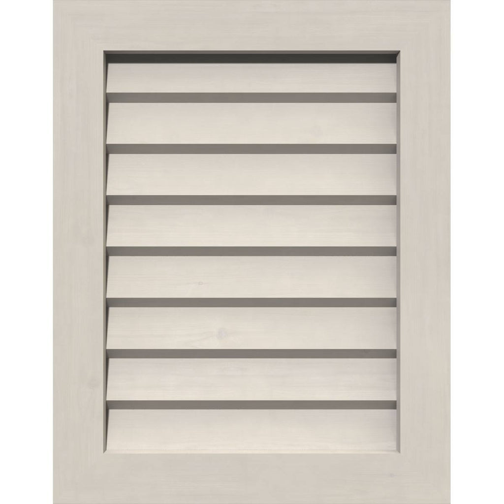 22x22W x 12x22H Primed Non-Functional Vertical Gable Vent U1267