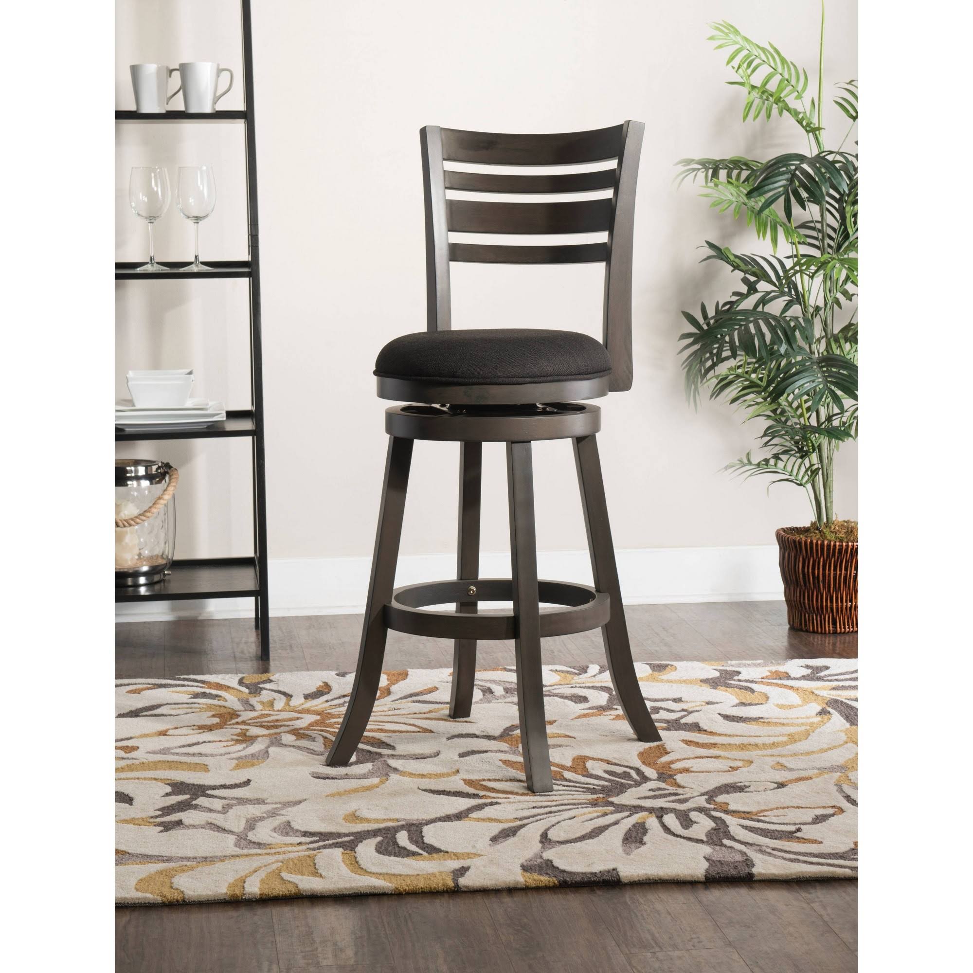 Gray Swivel Barstool Q795