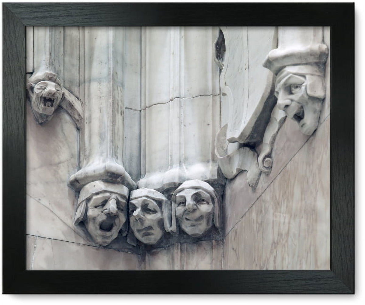 Framed Print: Architectural Details, The Woolworth Building, New York Y9951