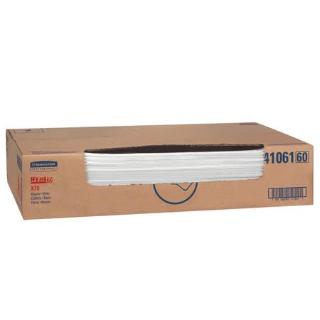 White 29 4/5 x 16 3/5 Wipers, 300/Carton S406