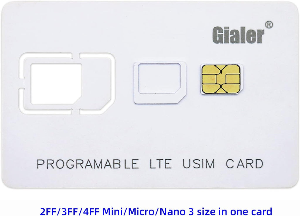 SIM Card Tools & Accessories Kit with 1 SIM Card Reader + 5pcs Programmable USIM Cards + 1 Adapter Kit T266