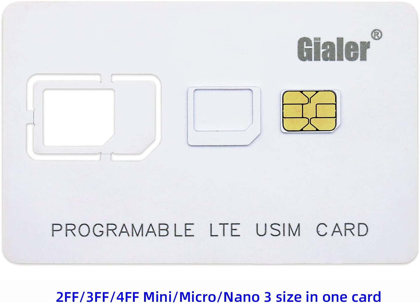 SIM Card Tools & Accessories Kit with 1 SIM Card Reader + 5pcs Programmable USIM Cards + 1 Adapter Kit T266