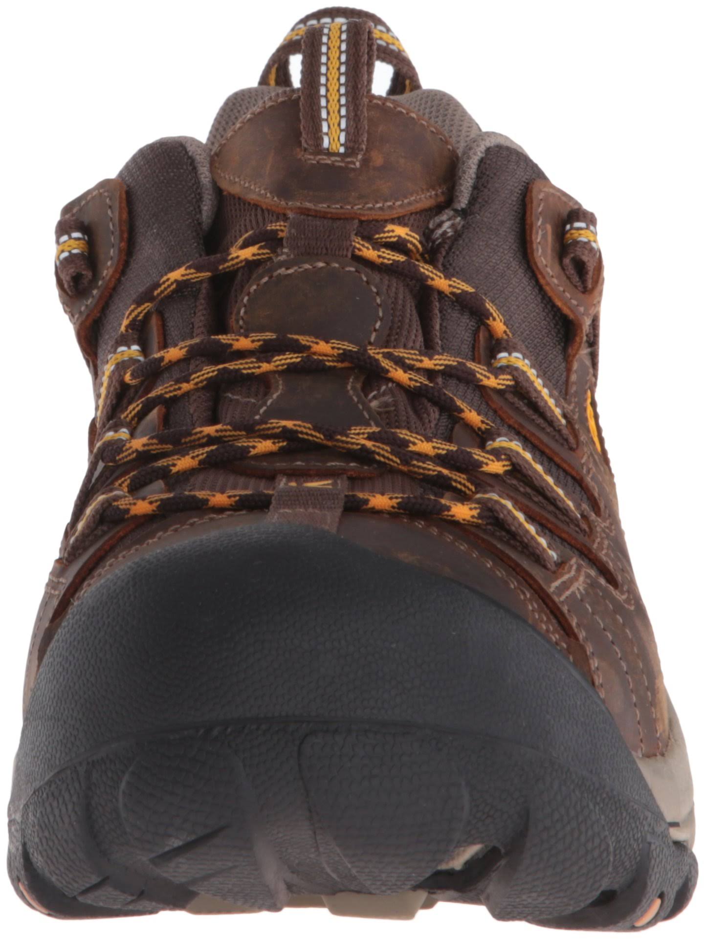 Waterproof Wide Cascade Brown/Golden Yellow Hiking Shoes E92402