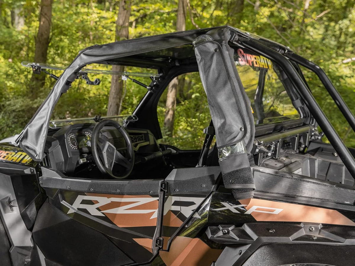 Soft Cab Enclosure Upper Doors with Polycarbonate Rear Windshield Z82487