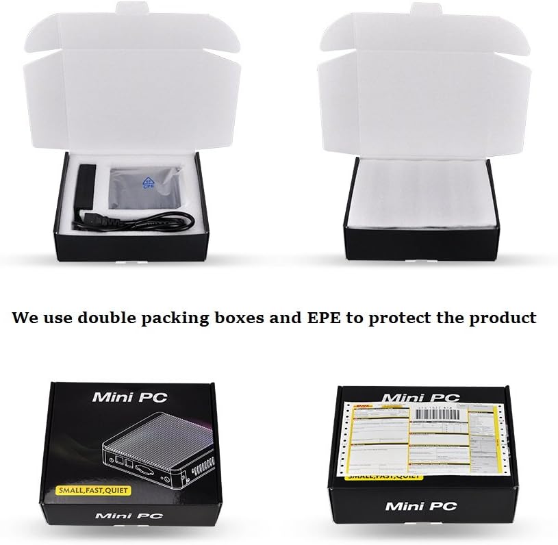 Mini PC with 4 LAN Ports, 8GB RAM 128GB SSD W9583