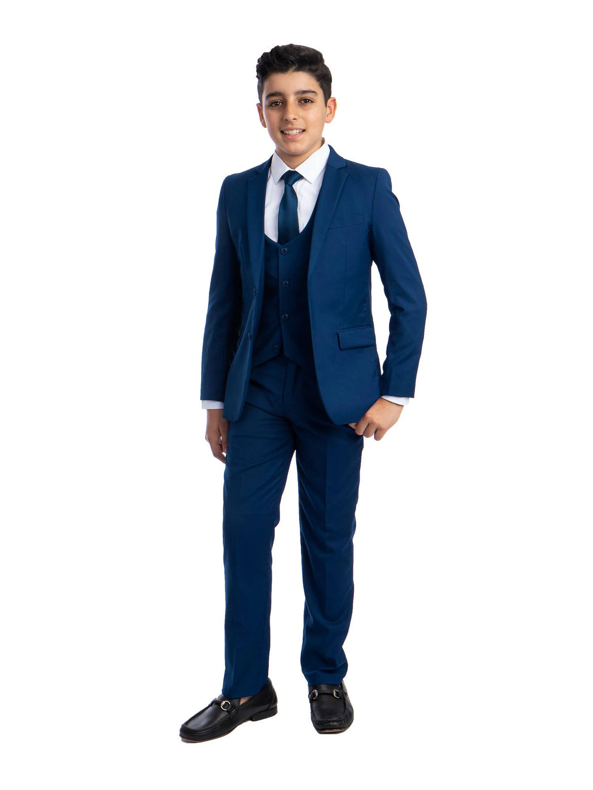 Royal Blue 5 Piece Classic Formal Occasion Suit I517358
