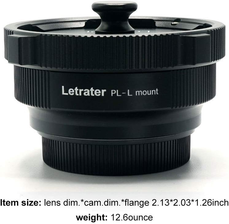 PL Lens Adapter to L Mount Cameras, Matte Black P4140