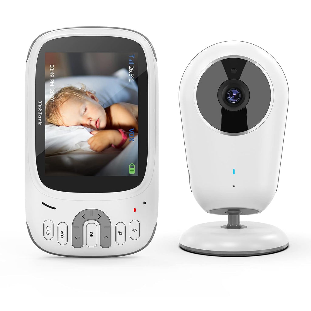 Video Baby Camera Monitor with Night Vision, 2 Way Audio, Pack of 2 J342883