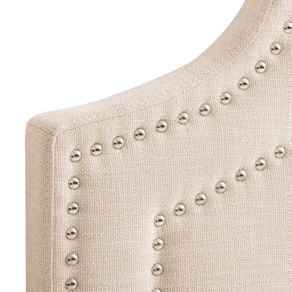 Navy Blue Button Tufted Headboard O1056