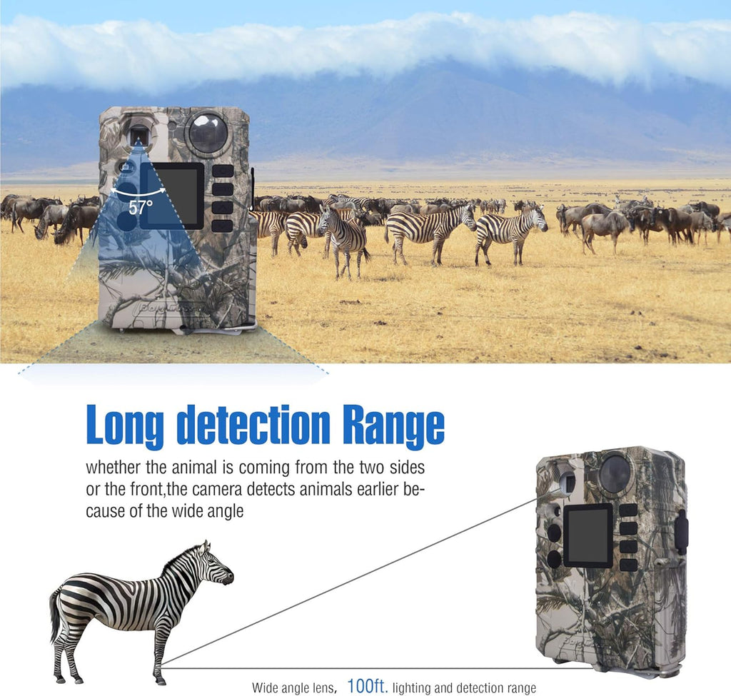 18MP Waterproof Wildlife Game Camera Pack of 2 E192