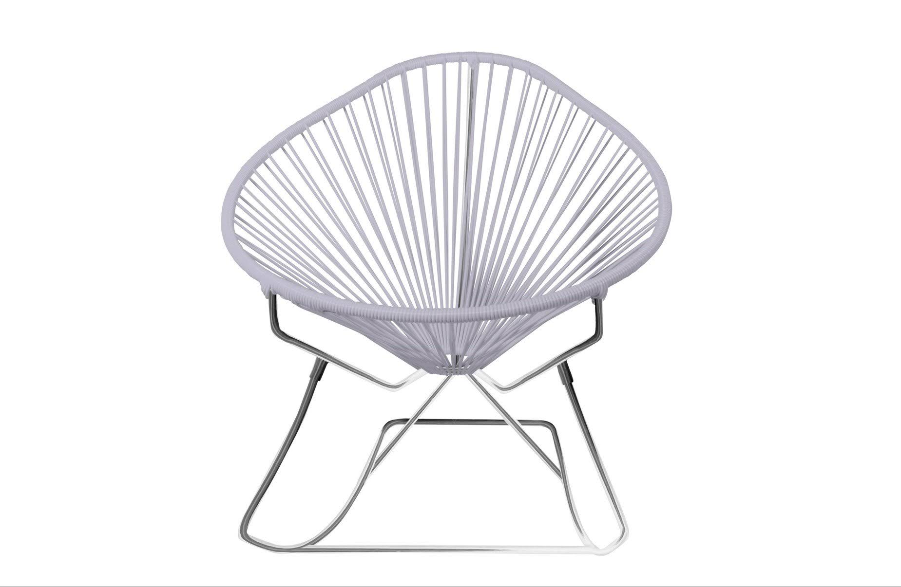 Clear Chrome Rocker Chair S5128