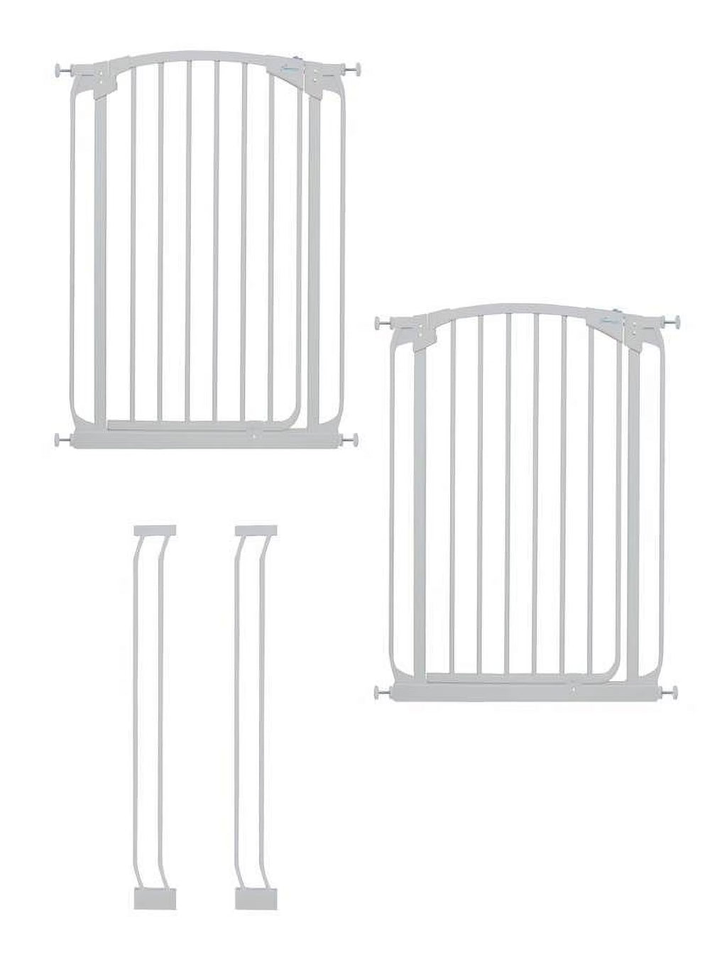 White Auto Close Stay Open Gate Extra Value Pack S61387