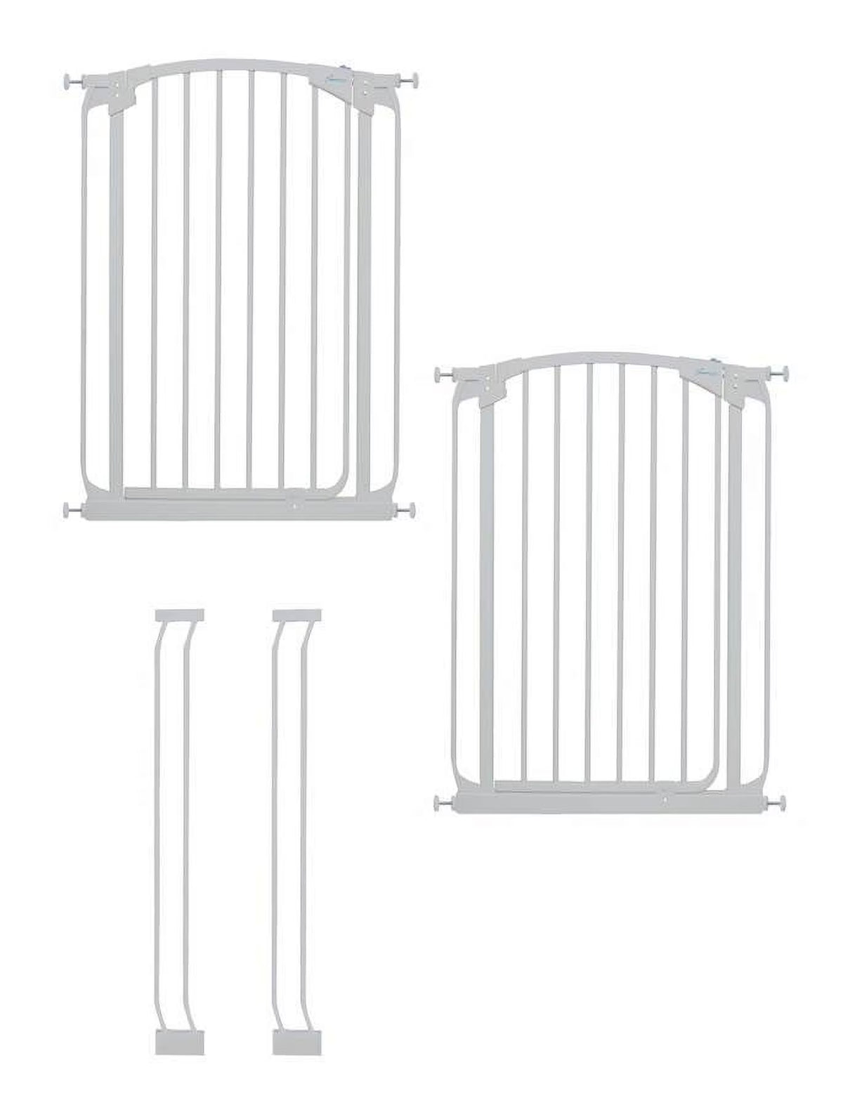 White Auto Close Stay Open Gate Extra Value Pack S61387