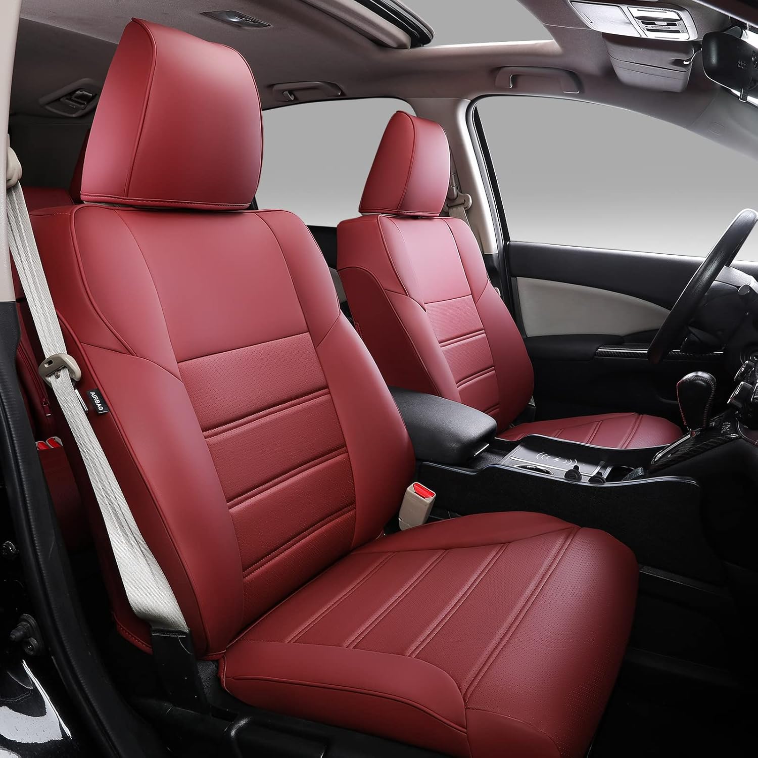 Grey Car Seat Covers for Honda CR-V 2017-2022 Q93994