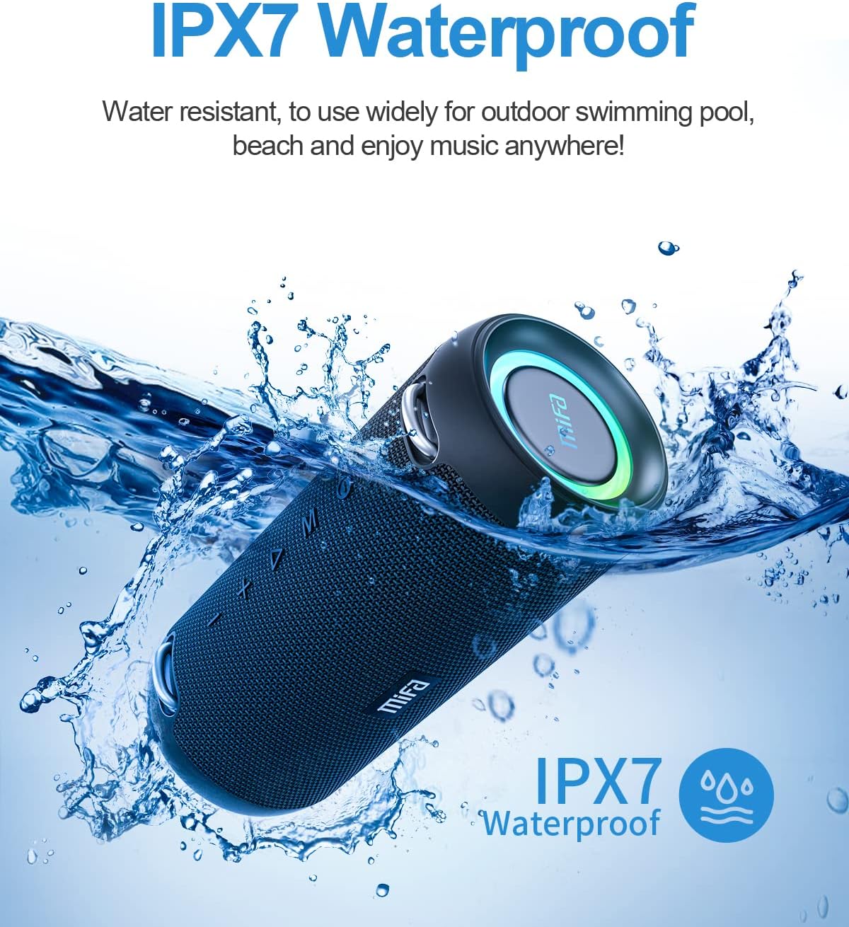Portable Bluetooth Speaker with Protective Hardshell Case Z4532