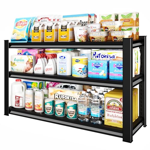 48" W Metal Garage Shelving Unit, 1650 lbs Load Capacity I945084