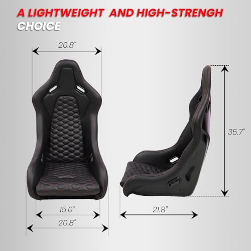 Racing Simulator Cockpit with Monitor Mount and Bucket Seat L9290
