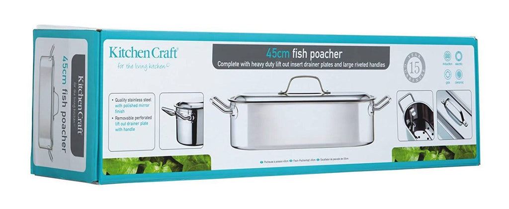 Stainless Steel Fish Poacher, 18 inch V5735