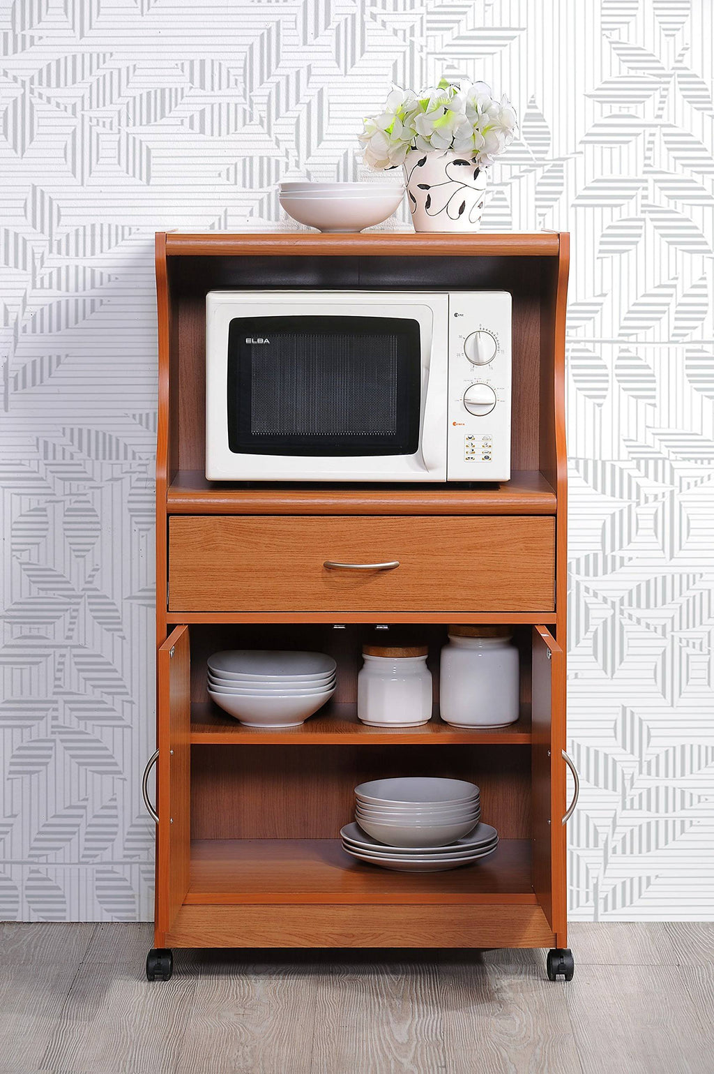 Cherry Microwave Cart M657119