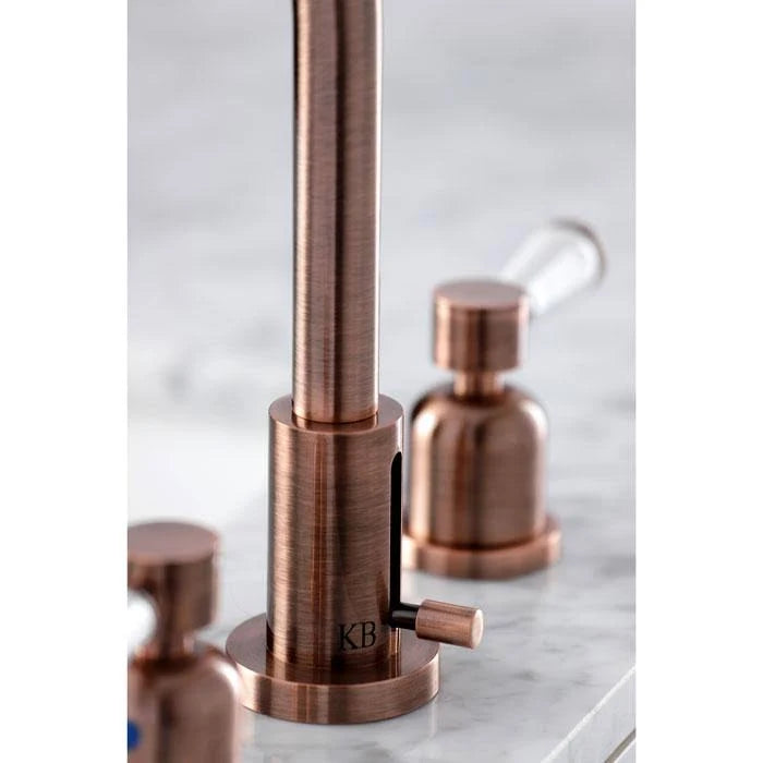 Antique Copper Widespread Bathroom Faucet S501028