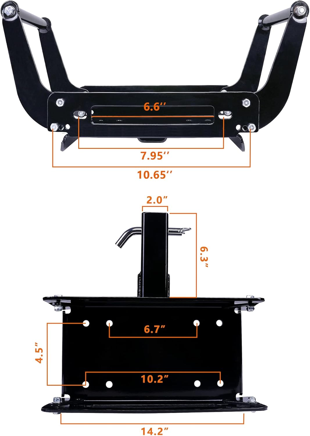 Cradle Winch Mounting Plate Pack of 2 B3209