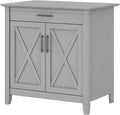 Secretary Desk with Keyboard Tray and Storage Cabinet Y25186