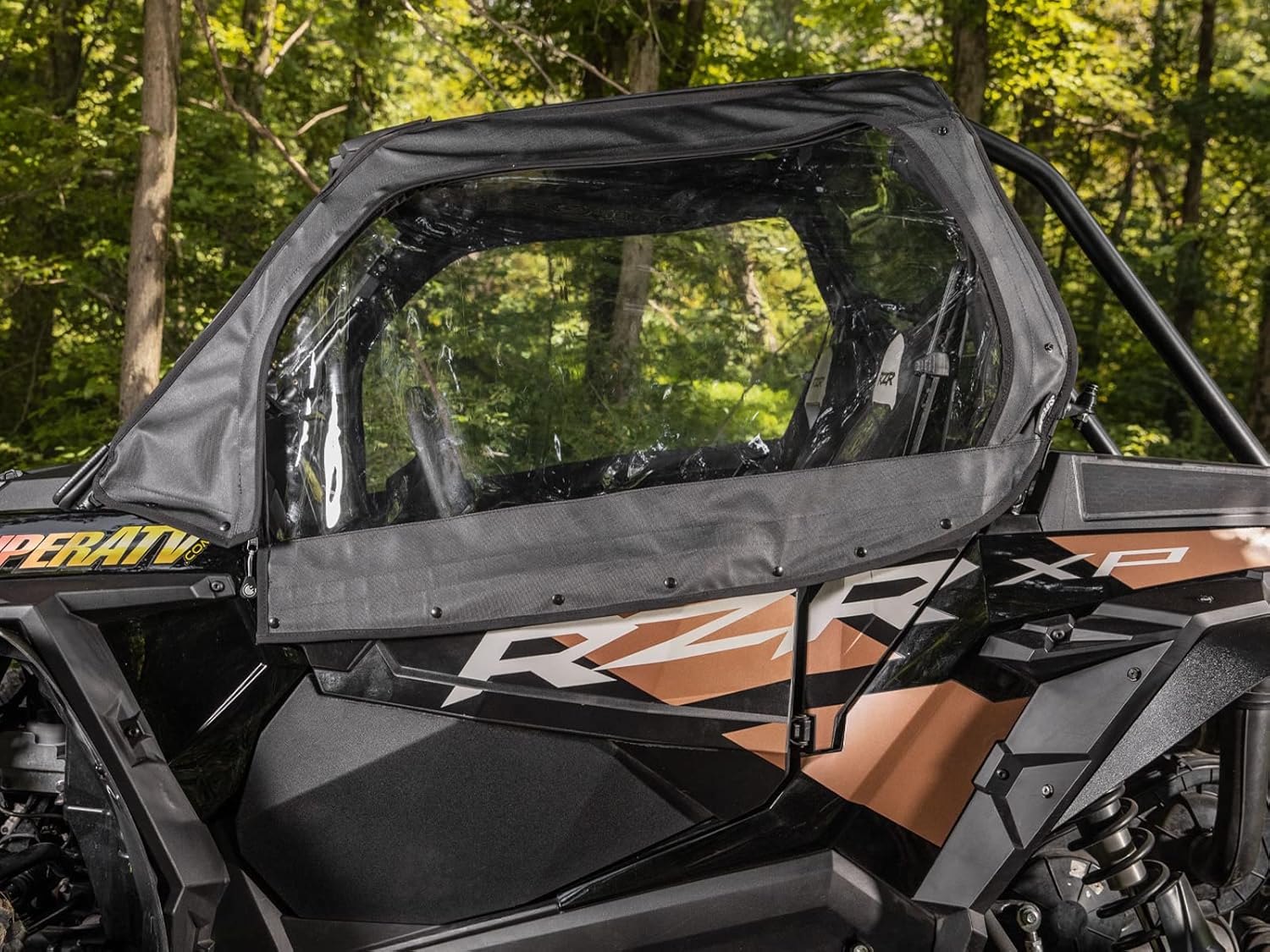 Soft Cab Enclosure Upper Doors with Polycarbonate Rear Windshield Z82487