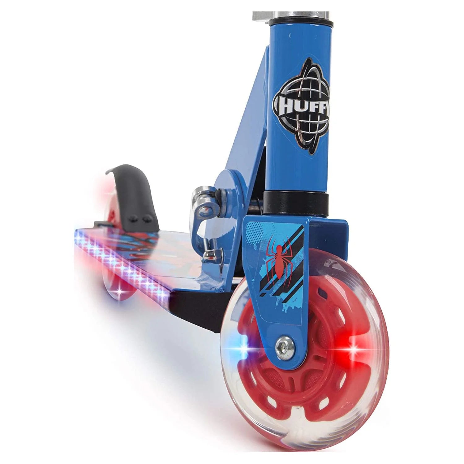 Spider-Man Steel 2 Wheel Scooter with LED Lights Z871521