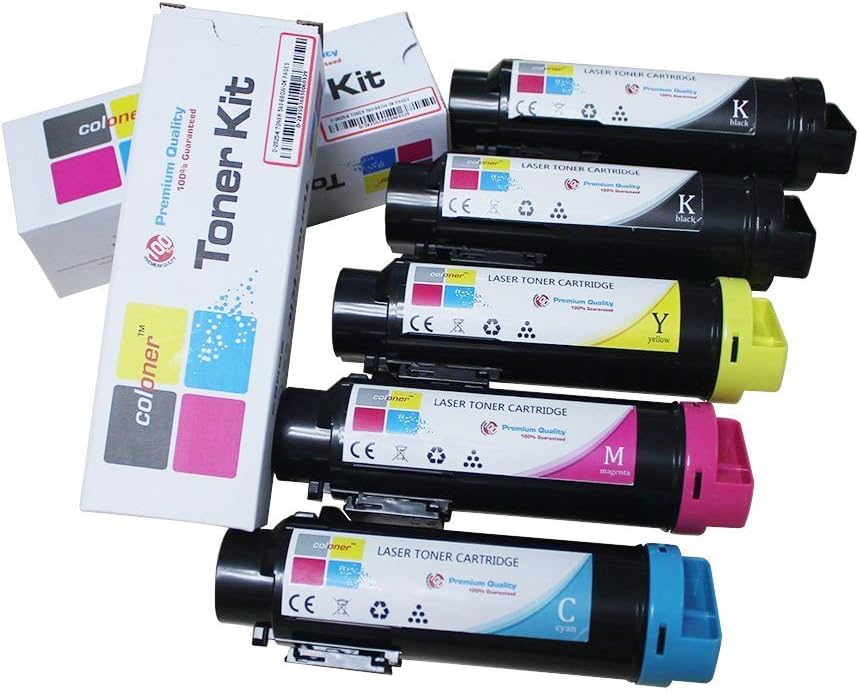 5,500 & 4,300 Pages Compatible Toner Cartridge 5-Pack T40505