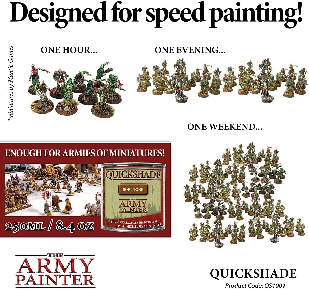 3 pcs Quickshade Varnish Set, 250 ml, Pack of 2 E86513