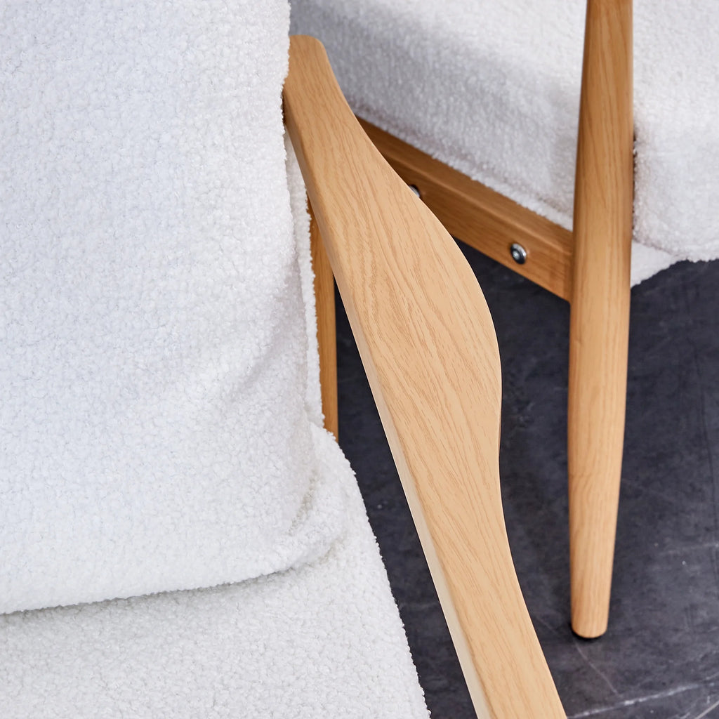 Teddy Velvet Accent Arm Chair with Metal Frame F379733