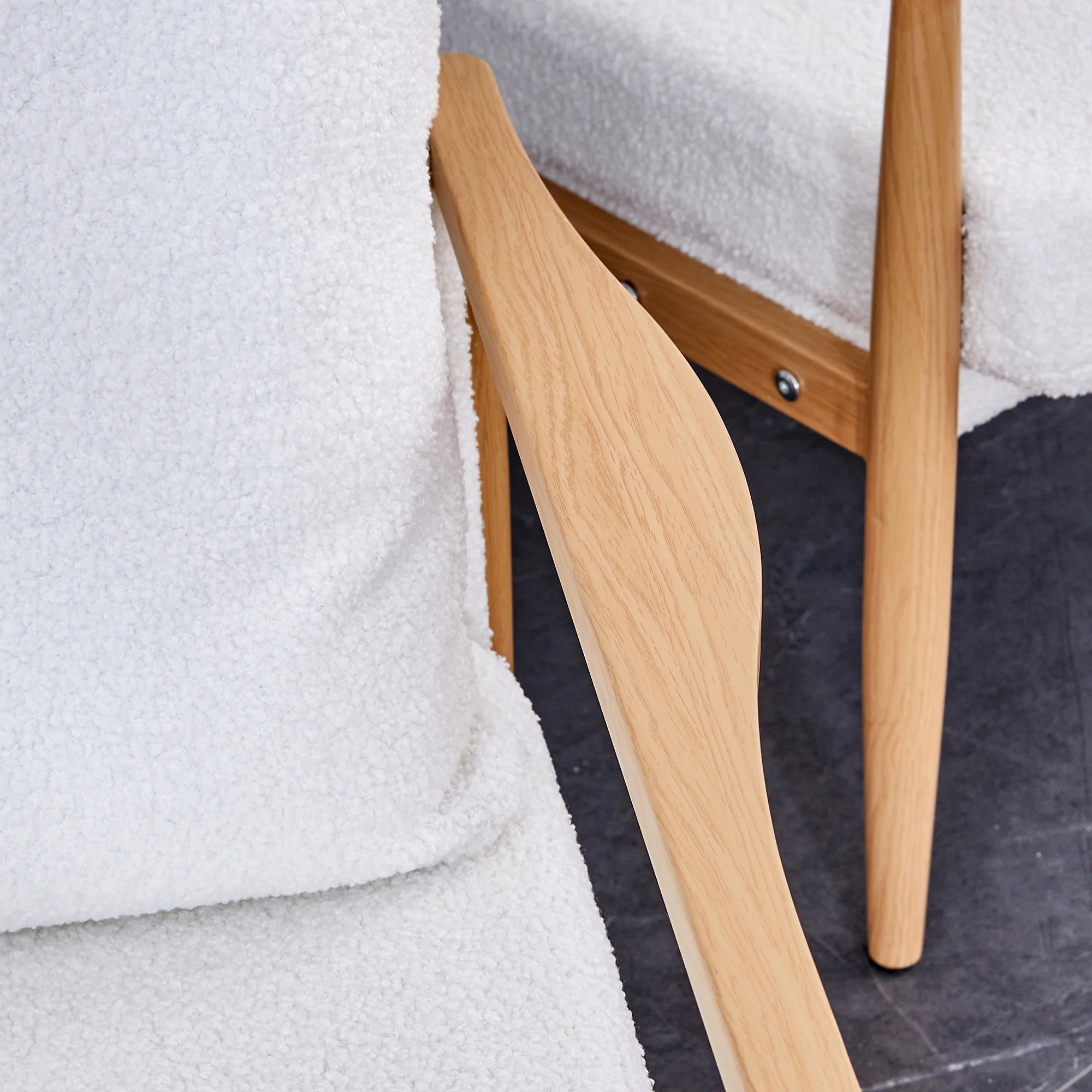 Teddy Velvet Accent Arm Chair with Metal Frame F379733