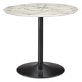 Round Faux Marble Dining Table O26813