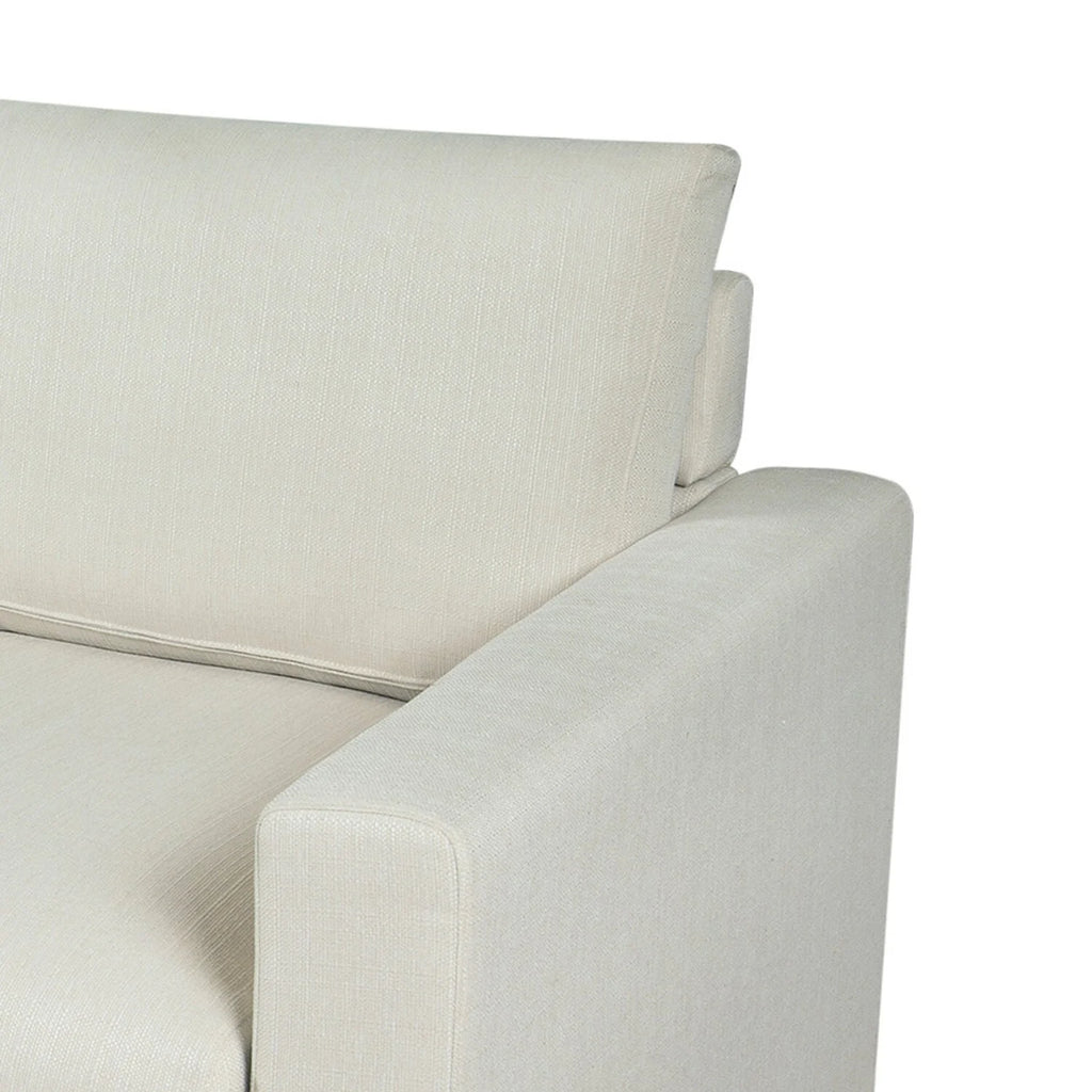 White Fabric Upholstery Sofa Q168