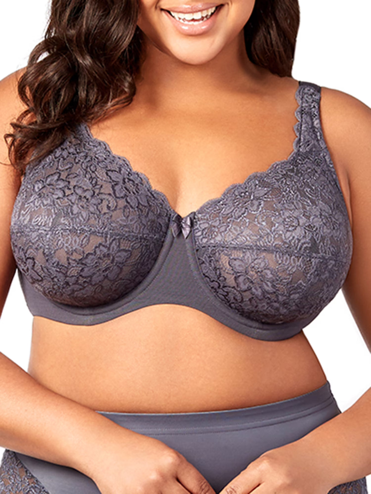 Grey Full Coverage Underwire Bra A276334
