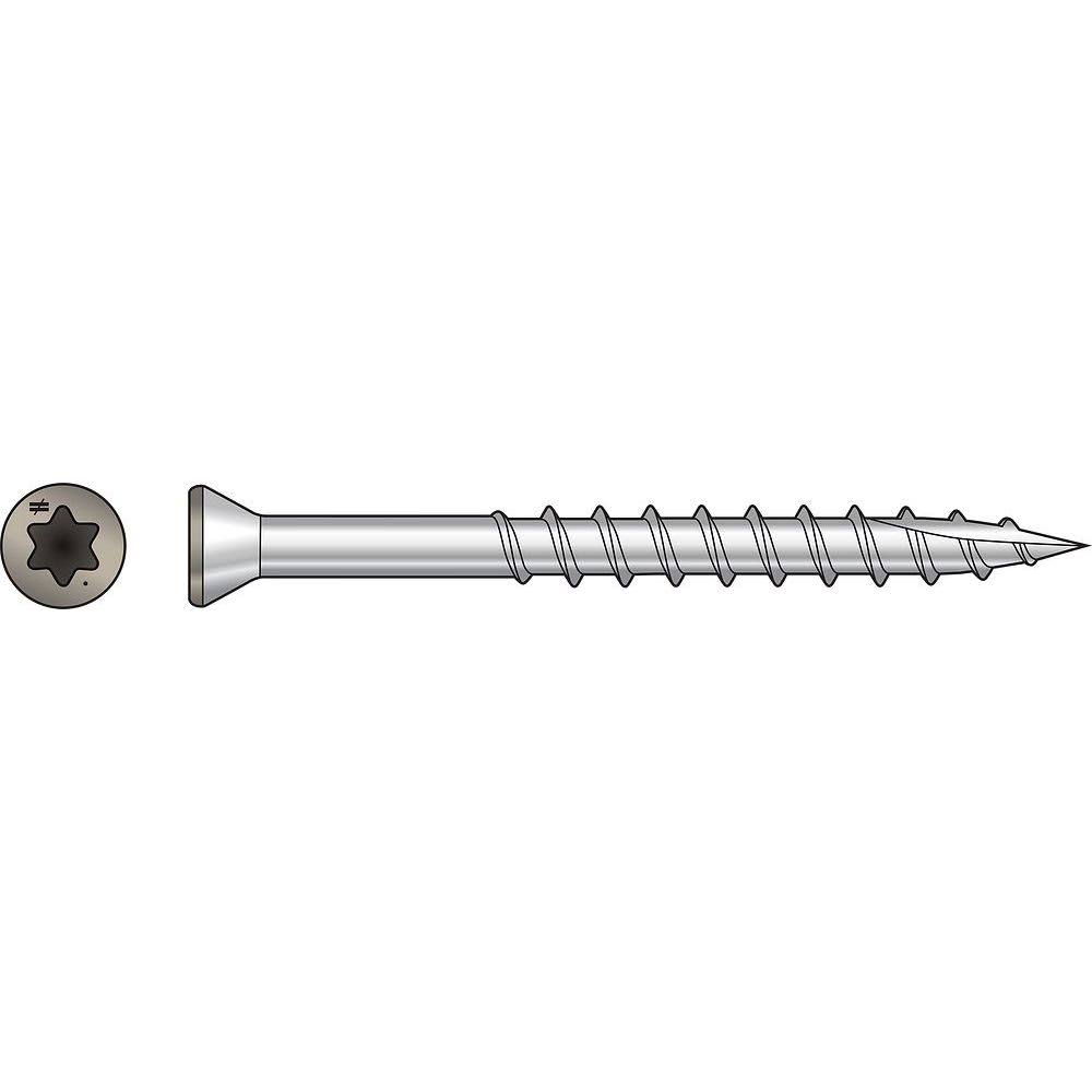 #7 x 2-1/4 x 22 316SS Trim Screws D272