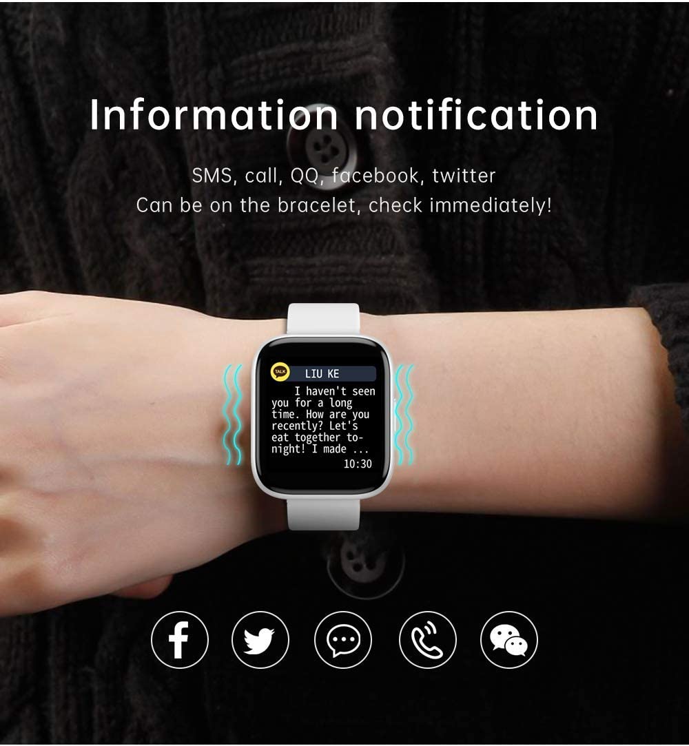 Smart Watch with 1.75'' Fitness Activity Tracker B379