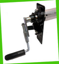 Manual Hand Crank Cab Level Truck & Trailer Tarp Roller Kit with PVC Mesh Tarp (6'6 x 18') J64547