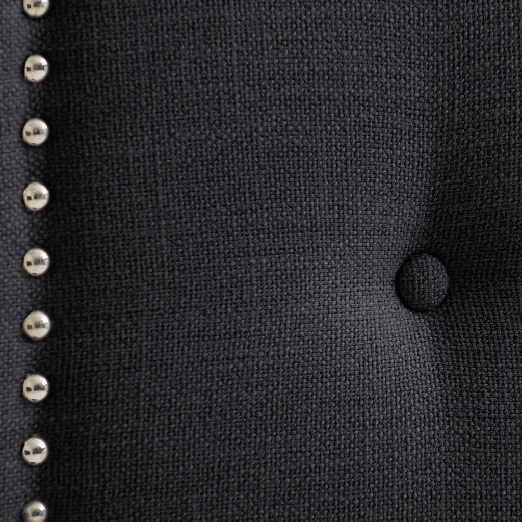 Navy Blue Button Tufted Headboard O1056