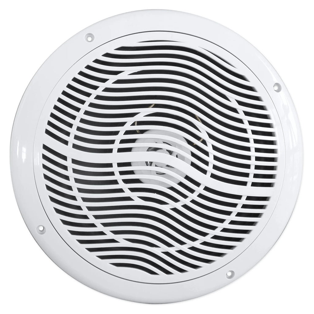 8" 1600w Marine Boat Speakers with Wakeboards Amp Wire Kit R72017