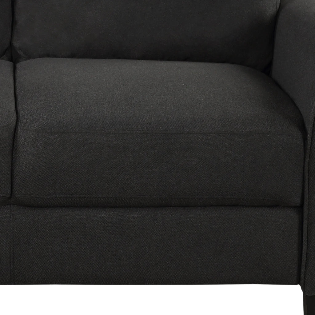 Black Double Seat Sofa Chair G2953
