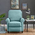 Sky Blue Polyester Manual Standard Recliner H198