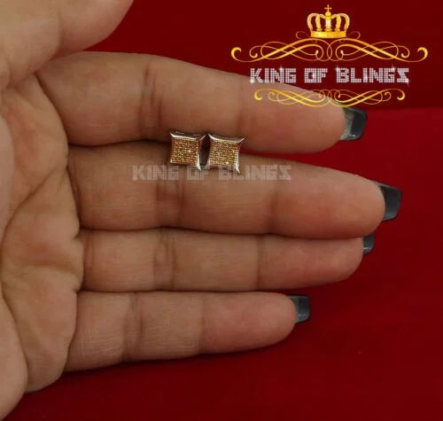 0.15ct Diamond 925 Sterling Silver Kite Stud Earrings W67028