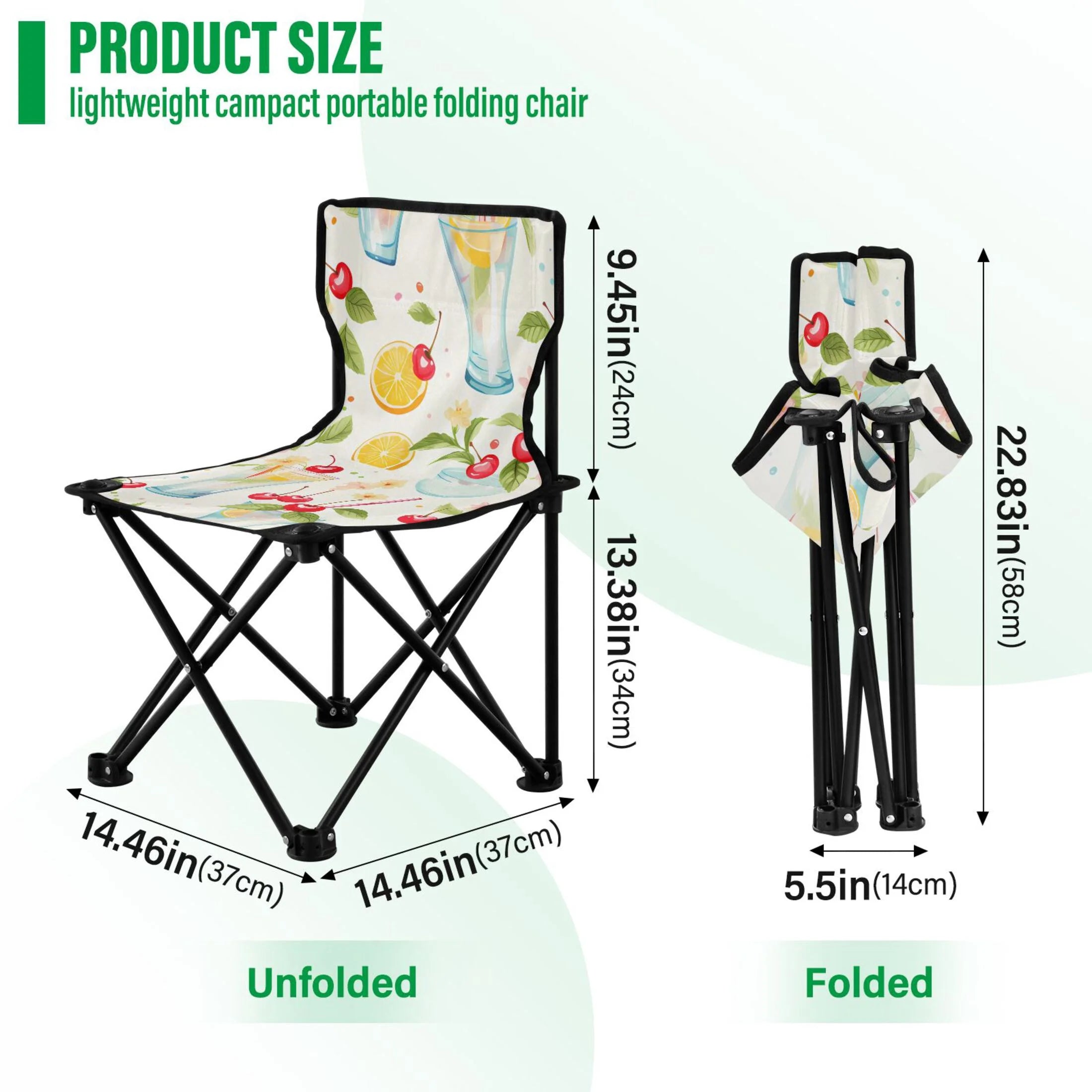 Portable Camping Folding Chair with Carry Bag M728