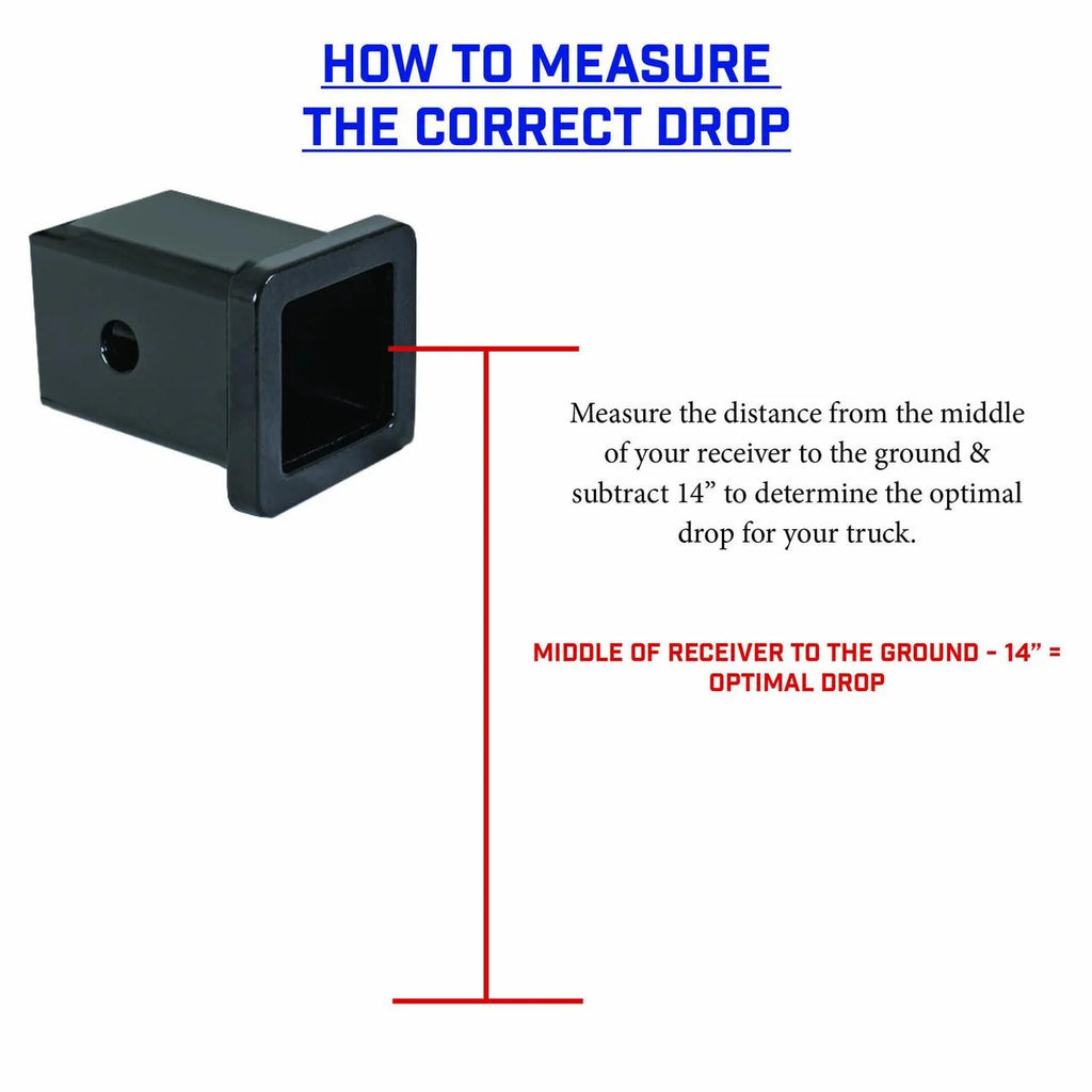 Adjustable 20" Drop Hitch with Dual-Ball, Pintle Lock, Stabilizer Kit for 2" Receiver D2921